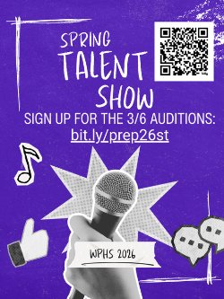 Spring Talent Show Flyer